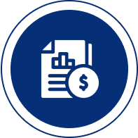 Financial document icon with dollar symbol.